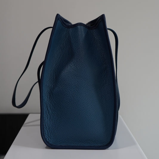 Sac Lynda L – Cuir Bleu Royal | Édition Limitée