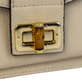 Nahla – Cuir Grainé Beige | Édition Limitée