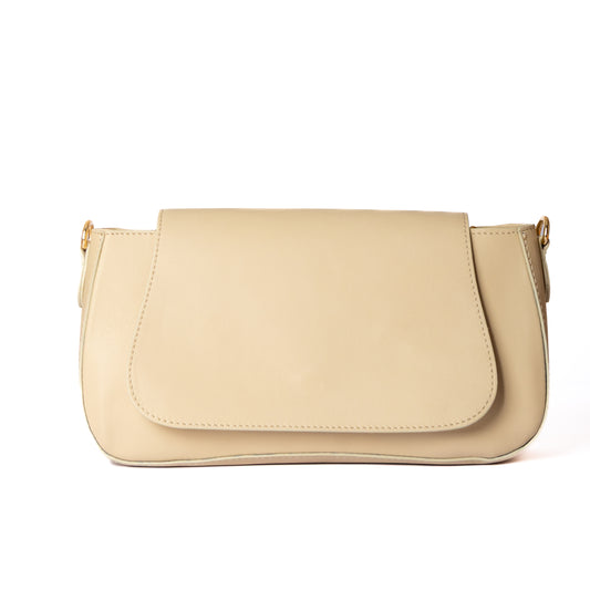 Neyla – Cuir Beige Lisse | Édition Limitée