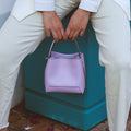 Sac Camille M – Cuir Lila | Édition Limitée