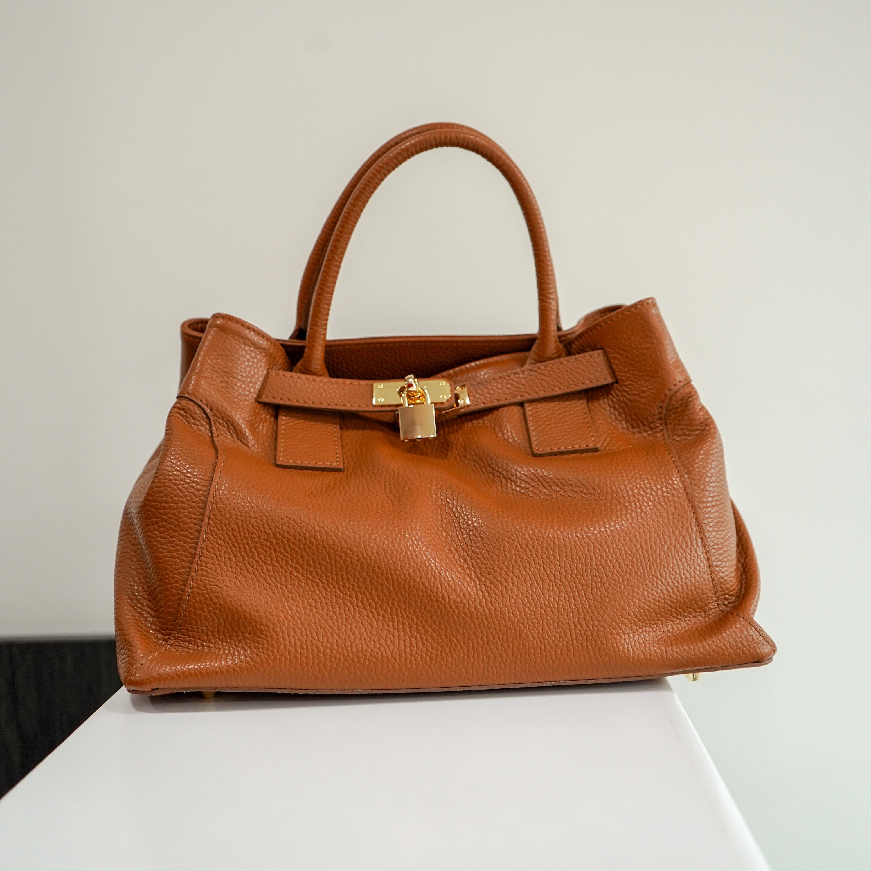 Sac Letty M – Cuir Brun Foncé | Édition Limitée
