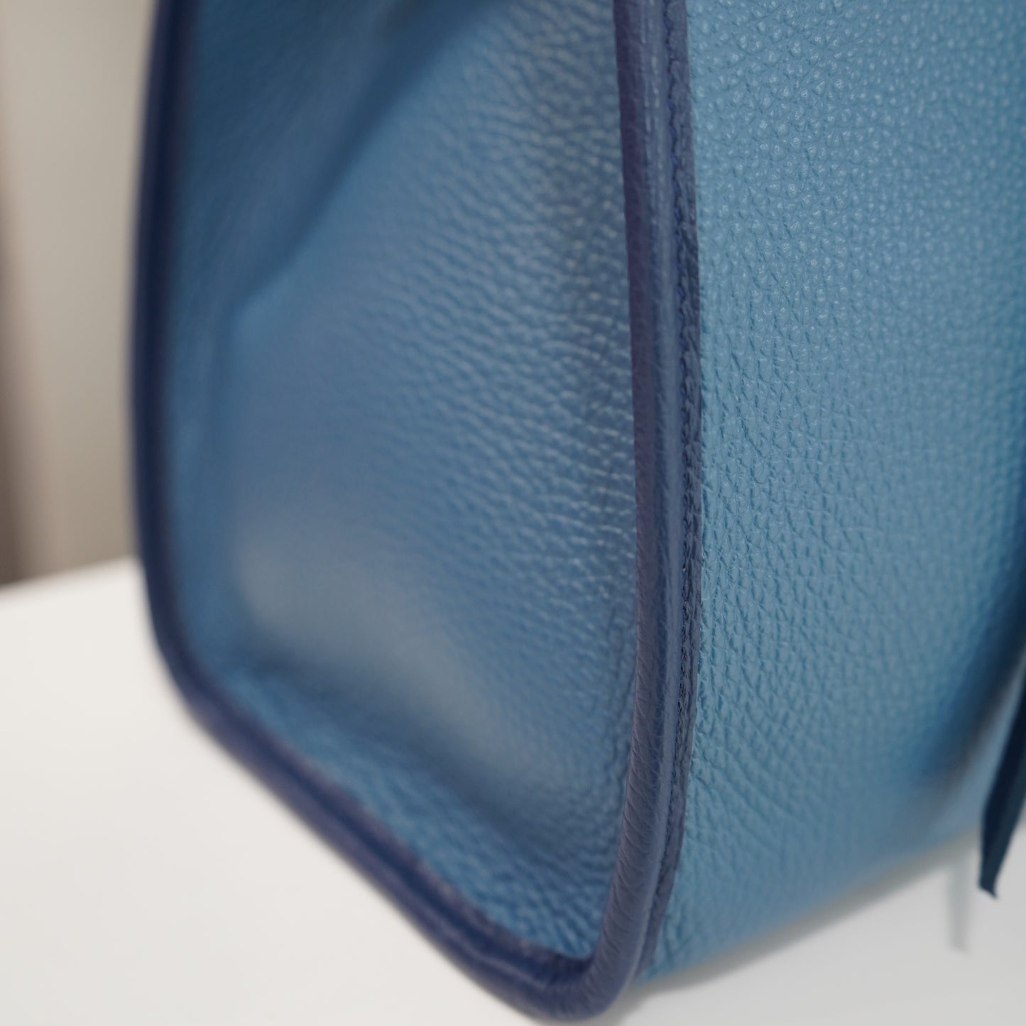 Sac Lynda L – Cuir Bleu Royal | Édition Limitée