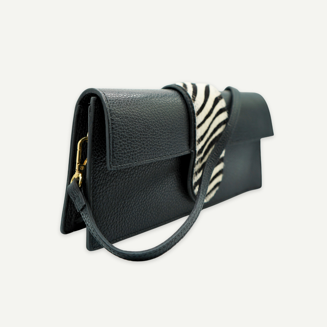 Sac Céline M – Noir & Zèbre | Édition Limitée