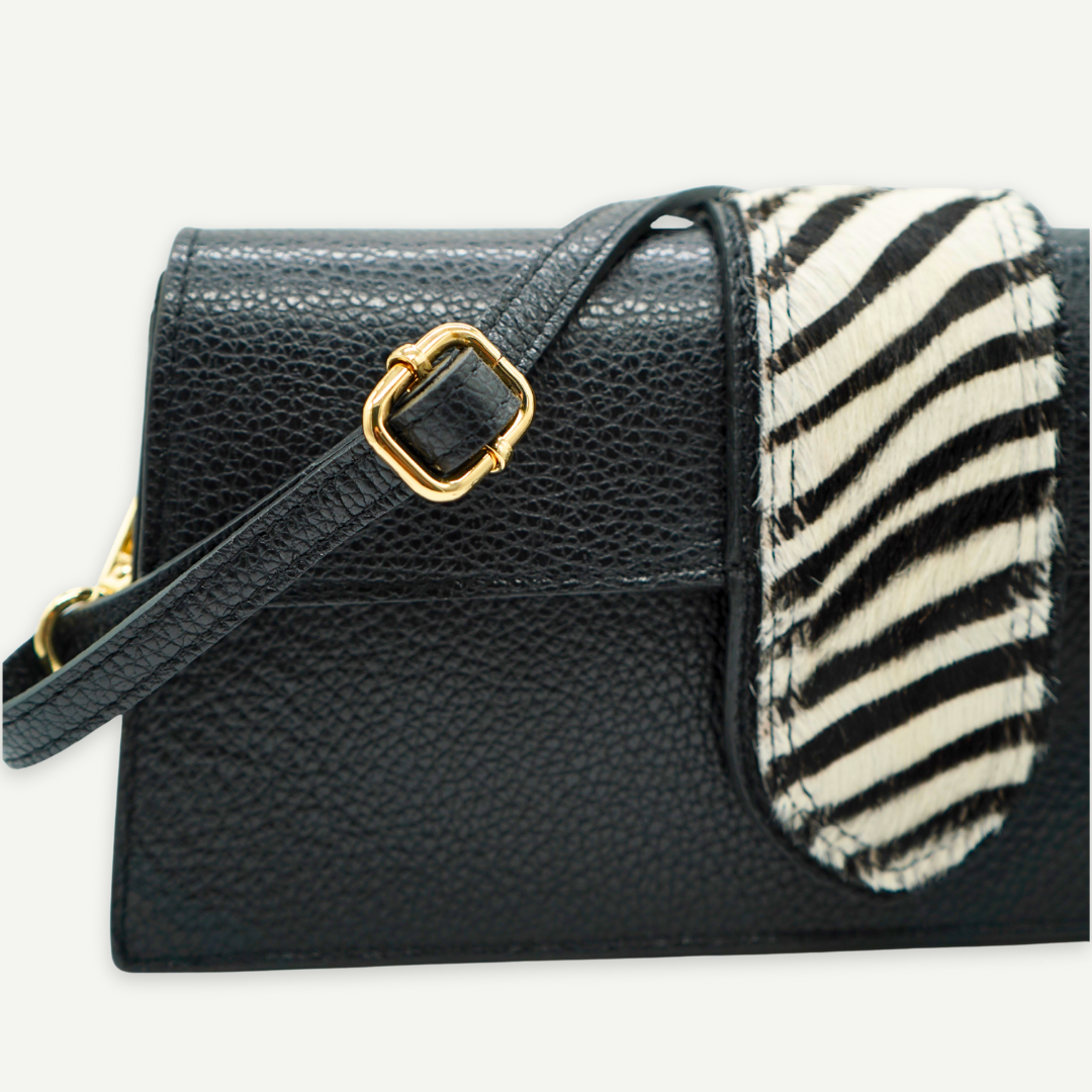 Sac Céline M – Noir & Zèbre | Édition Limitée